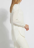 Lysse Wythe Sheer and Jersey Shirt