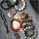 Scout Curated Wears-Lava and Gemstone Diffuser Bracelet