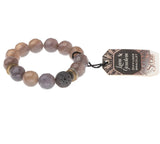 Scout Curated Wears-Lava and Gemstone Diffuser Bracelet