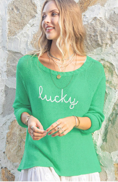 Wooden Ships Lucky V Neck Cotton Sweater – Satori Boutique