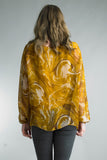 Tempo Paris Abstract Silk Top