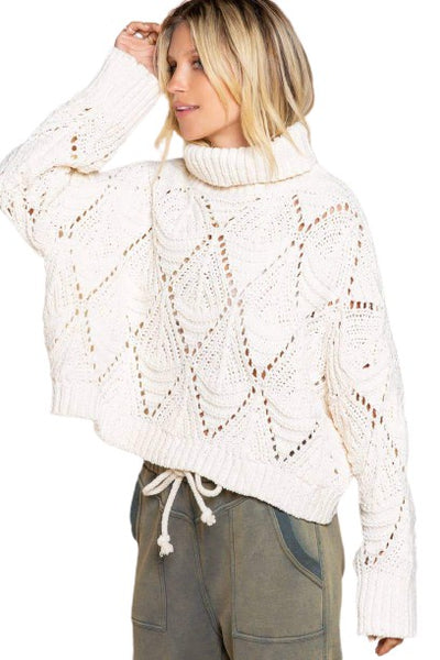 Pol Clothing - Cream Sweater