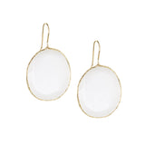 Marlyn Schiff - Faceted glass drop earring