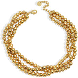 KARINE SULTAN - Triple layer beaded collar necklace