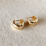 GoldFi - 18k Gold Filled Chunky Clicker Earrings