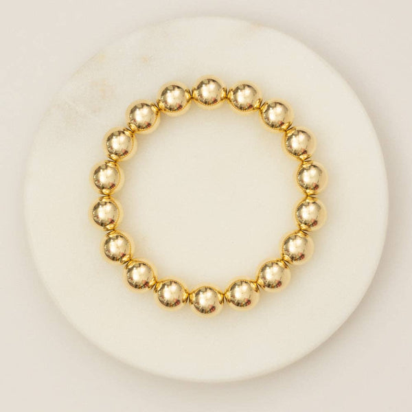 bijoux + spice - 10mm Bracelet | Gold