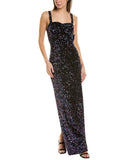 Black Halo Milayla Sequin Gown