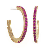 TOVA - Slim Hoop Earrings