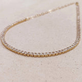 GoldFi - 18k Gold Filled 3mm CZ Tennis Necklace