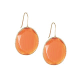 Marlyn Schiff - Faceted glass drop earring