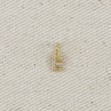GoldFi - 18k Gold filled  Micro CZ Initial Letter Charm