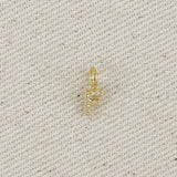 GoldFi - 18k Gold filled  Micro CZ Initial Letter Charm