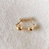 GoldFi - 18k Gold Filled Teardrop Stud Earrings