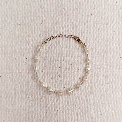 GoldFi - Baroque Pearl Bracelet