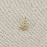 GoldFi - 18k Gold filled  Micro CZ Initial Letter Charm