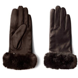 napo gloves - napoFUR: L / S / Black