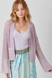 Mystree  Relaxed Open Sweater Cardigan