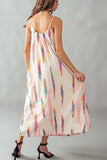 Urban Daizy - EMBROIDERY MULTI STRIPE PATTERN MAXI DRESS