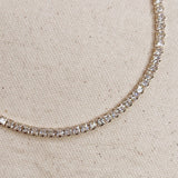 GoldFi - 18k Gold Filled 3mm CZ Tennis Necklace