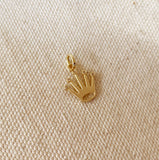 GoldFi - 18k Gold Filled Crown Pendant With  5 Cubic Zirconia Stones