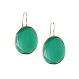 Marlyn Schiff - Faceted glass drop earring