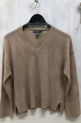 Alashan Cashmere Devin Hi/Low V Neck