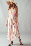 Urban Daizy - EMBROIDERY MULTI STRIPE PATTERN MAXI DRESS