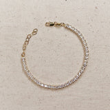 GoldFi - 18k Gold Filled 3mm CZ Tennis Bracelet