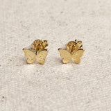 GoldFi - Mini Butterfly Stud Earrings