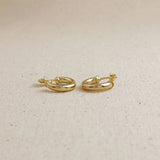 GoldFi - 18k Gold Filled Mini Classic C-Hoop Earrings