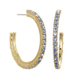 TOVA - Slim Hoop Earrings