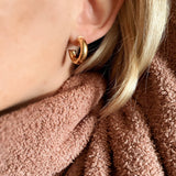 GoldFi - Mini Chubby C Hoop Earrings