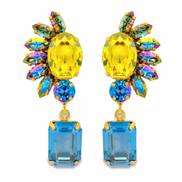 TOVA - Malia Earrings in Candy Crush