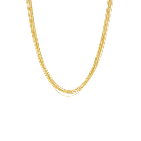 Marlyn Schiff - Multi strand chain necklace