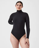 SPANX Suit Yourself Ribbed Long Sleeve Turtleneck Bodysuit