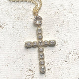 VB&CO Designs Handmade Jewelry - Cross Crystal Necklace Religious Jewelry Faith Boutique
