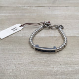 Samkas Pheline Silver Swarovski Crystal Bracelet