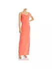 AQUA Spaghetti Strap Coral Gown
