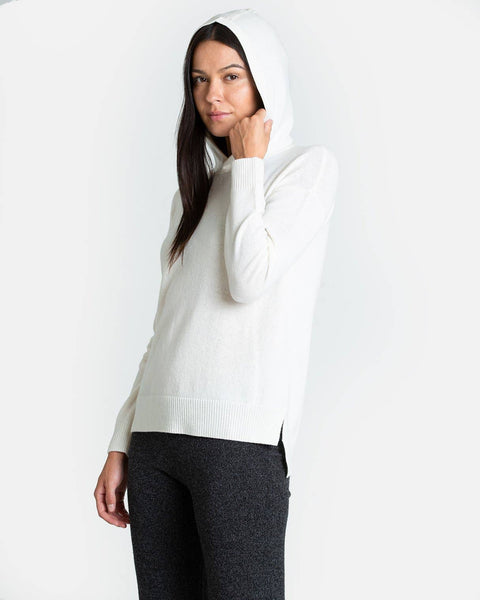 QUINN - Carly Cashmere Pullover w/ Hood