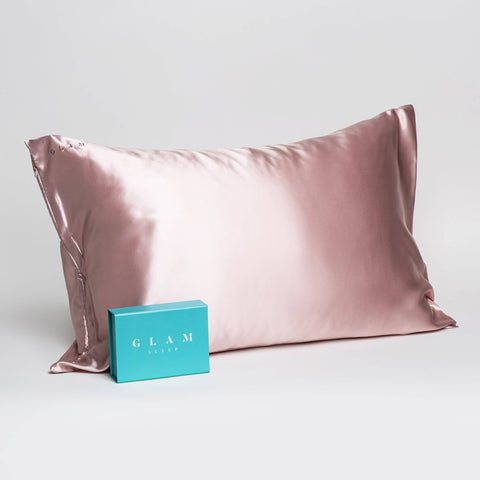 Glam Sleep - The Glam Silk Pillowcase - Queen - Pink