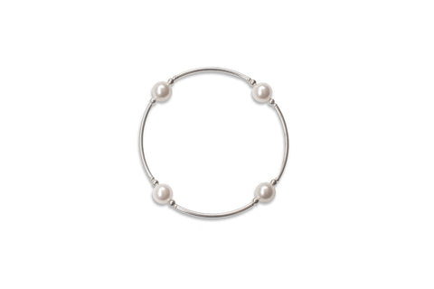 Made as Intended - 8mm White Pearl Blessing Bracelet