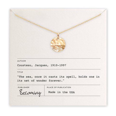 Becoming Jewelry - The Sea Necklace