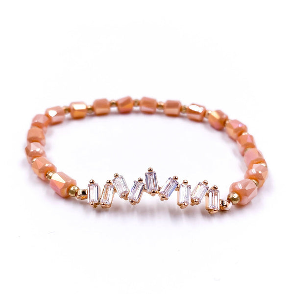Mix Mercantile Designs - Asher Bracelet - Peach