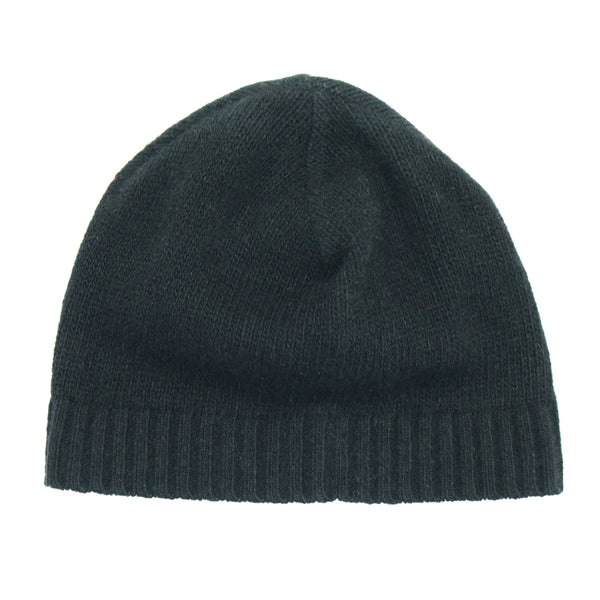 Portolano - Cashmere Beanie: BLACK