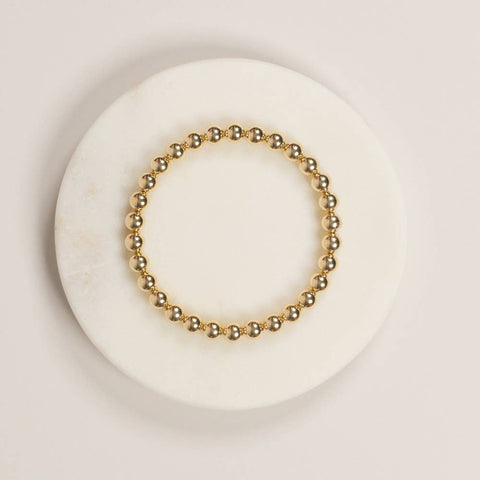 bijoux + spice - 6mm bracelet | gold