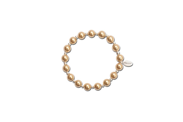 Made as Intended Blessing Bracelet Gold Pearl