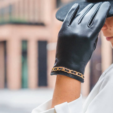 napo gloves - napoGLARE: S / M / L / Black / Gold