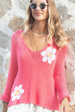 Wooden Ships Daisy V Cotton Sweater