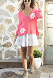 Wooden Ships Daisy V Cotton Sweater