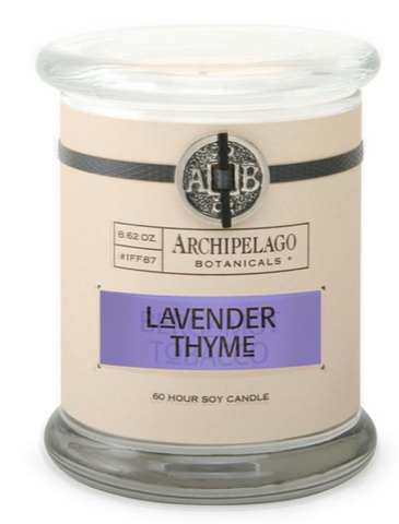 Archipelago - Lavender Thyme Glass Jar Candle